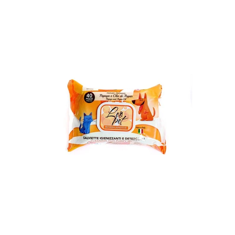 Salviette Igenizzanti Papaya E Olio D'Argan 40pz