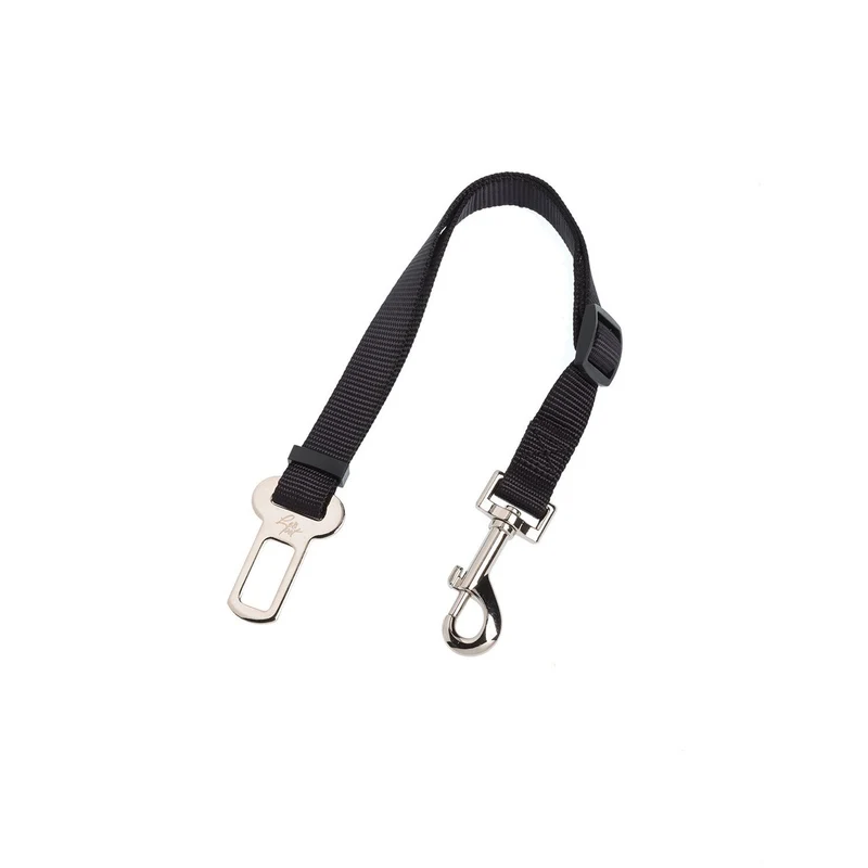 Guinzaglio di Sicurezza Universale per Auto Cane Nero - Regolabile (60-85x2,5cm)