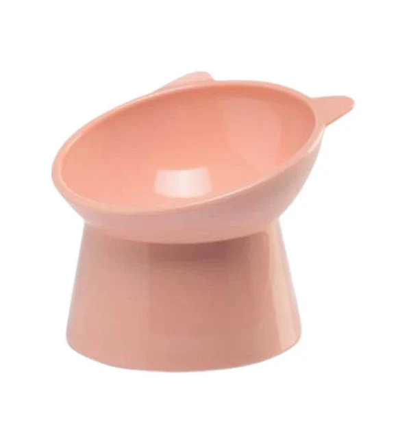 CIOTOLA PER GATTI CATTY BOWL ROSA RIALZATA E INCLINATA 150 ML