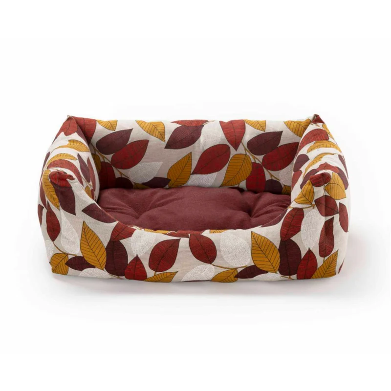 Comfort con Cuscino Estraibile Cuccia per Cani Rodi Red Leaves 60x70cm