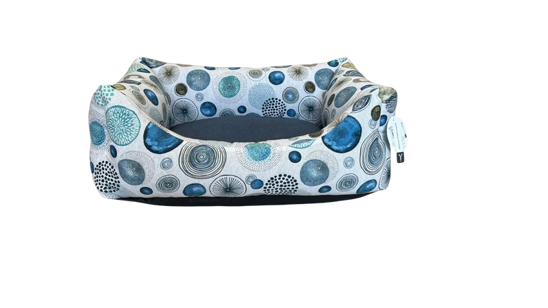 CUCCIA RODI BLUE SPHERES 70X85 CM SFOD. CUSC. FISSO