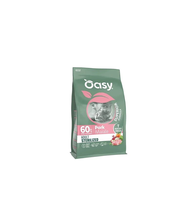 Oasy Dry Cat Superior - ADULT STERILIZED MAIALE 1,5 kg