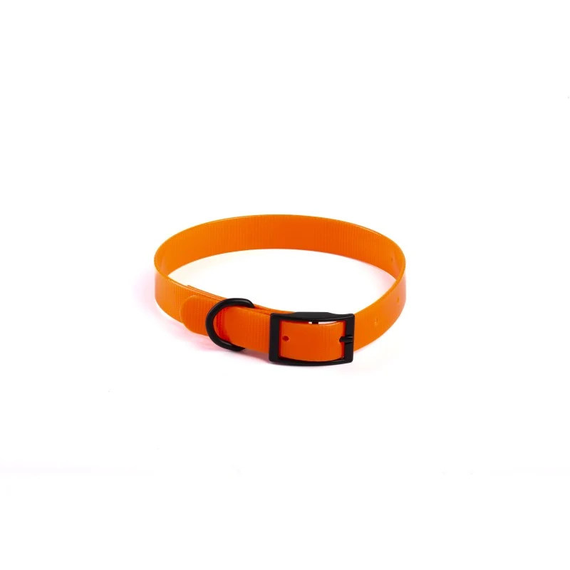 COLLARE RIFLETTENTE IN BIOTHENE CM.2,0X50 NEON ORANGE