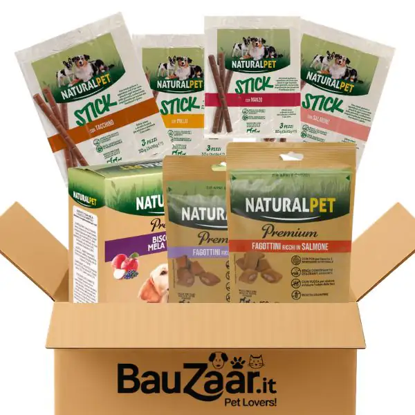 Bundle convenienza: NaturalPet snack naturali per cani Taste Mix scorta