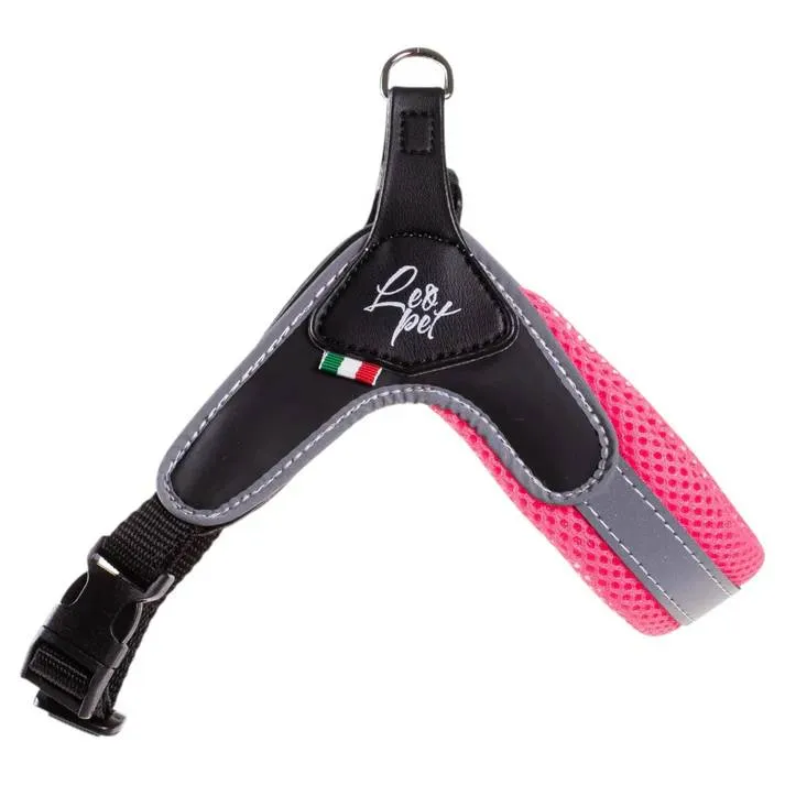 PETTORINA AIRSOFT PVC/MESH/POLYP.TG.3,CM.40-50 ROSA FLUO