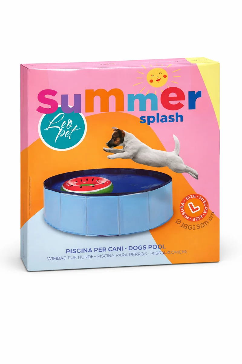 Piscina per Cani Pieghevole Taglia L - Ø 160 cm - Capacità 450 Litri