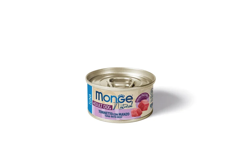 Monge Natural Adult Tonno e Manzo - Alimento Umido per Cani - 95 g