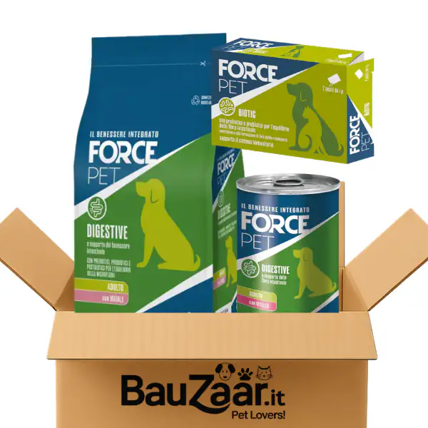 Bundle convenienza: Forcepet Dog Digestive Mix Feeding