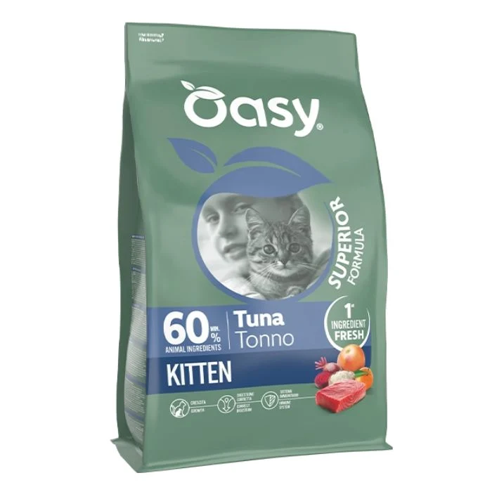 Oasy Dry Cat Superior - KITTEN TONNO 300 gr