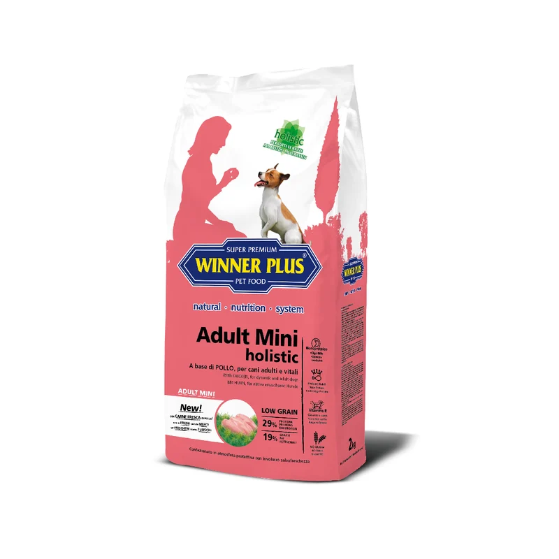 Winner Plus Adult Mini Holistic - Crocchette Grain Free - 2 kg
