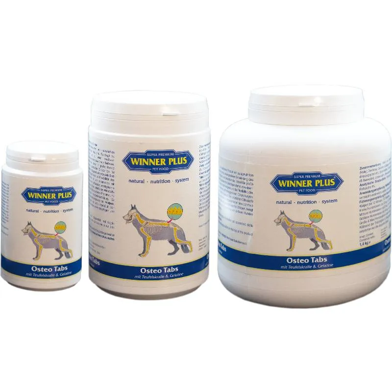 Winner Plus Osteo Tabs - Integratore Articolazioni e Ossa Cani - 1,4 kg