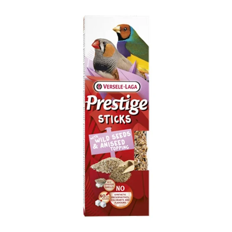 Sticks per Uccelli Esotici con Semi Selvatici e Anice - Snack 60 g
