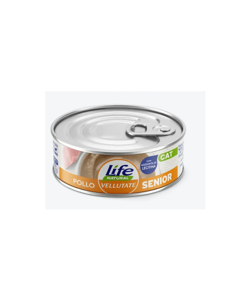 Lifecat Le Vellutate Senior Pollo - Crema Umida Gatti Anziani - 70 g