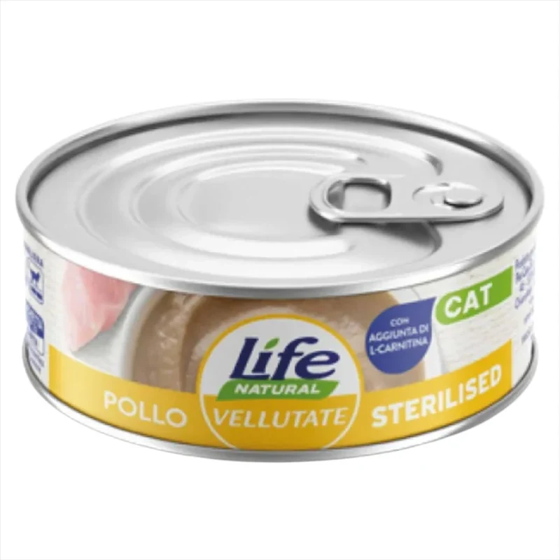 Lifecat Le Vellutate Sterilised Pollo - Umido Gatti Sterilizzati - 70 g