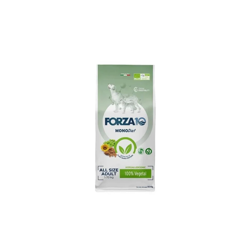 Forza 10 Diet Veg Cane Adulto Bio Crocchette 10kg – Alimentazione Vegetale Completa