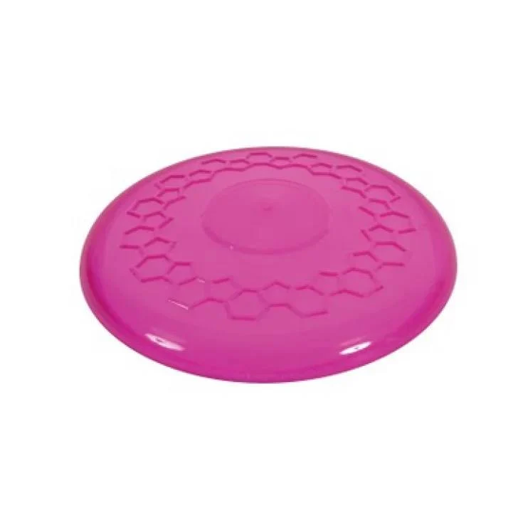 Frisbee per Cani in Gomma TPR Profumato alla Fragola - Gioco 23 cm