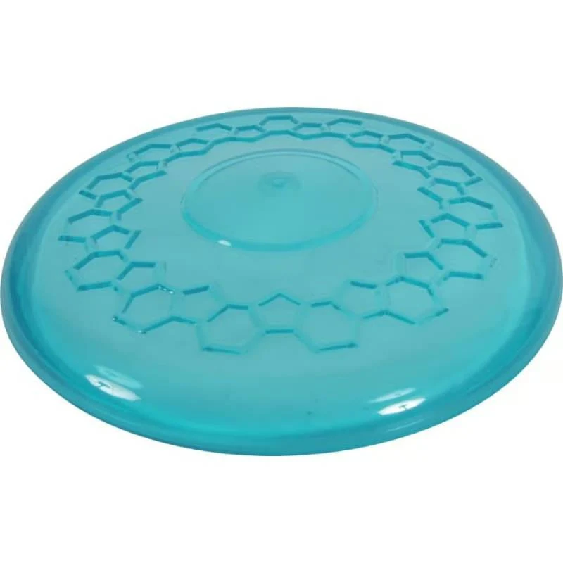 Frisbee per Cani in Gomma TPR Galleggiante - Colore Turchese - 23 cm