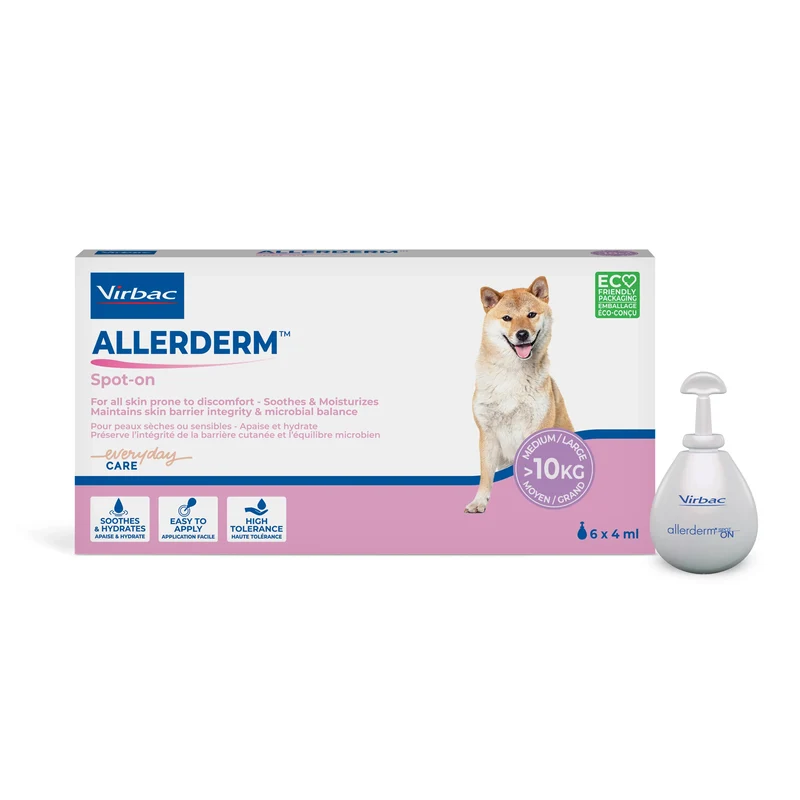 Allerderm Spot-On Cane oltre 10 kg – 6 Pipette da 4 ml