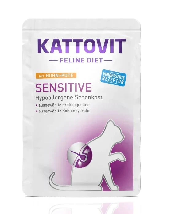 KATTOVIT GATTO DIET SENSITIVE POLLO & TACCHINO BUSTA 85 GR