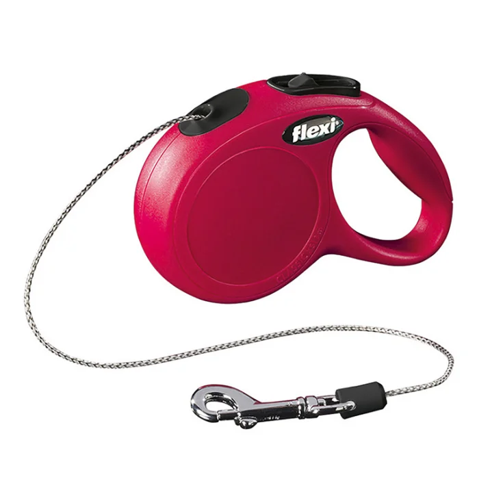 FLEXI CLASSIC S CORDA 8 METRI Rosso