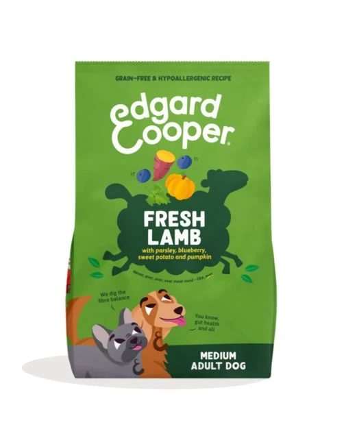 Edgard & Cooper Agnello - Crocchette Grain Free Alta Qualità Cani - 1 kg