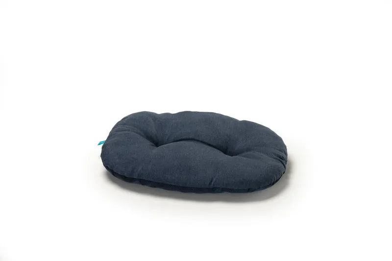 Cuscino per Cani Nettuno Nido d'Ape Impermeabile - Grigio e Blu, 70x50 cm