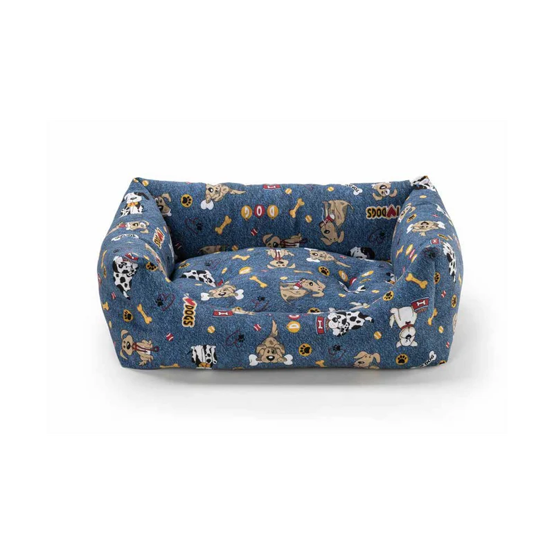 Cuccia per Cani Rodi "Love My Dog" con Cuscino Estraibile - 45x60 cm