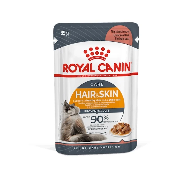 Royal Canin Gatto Hair & Skin Busta in Salsa 85 g