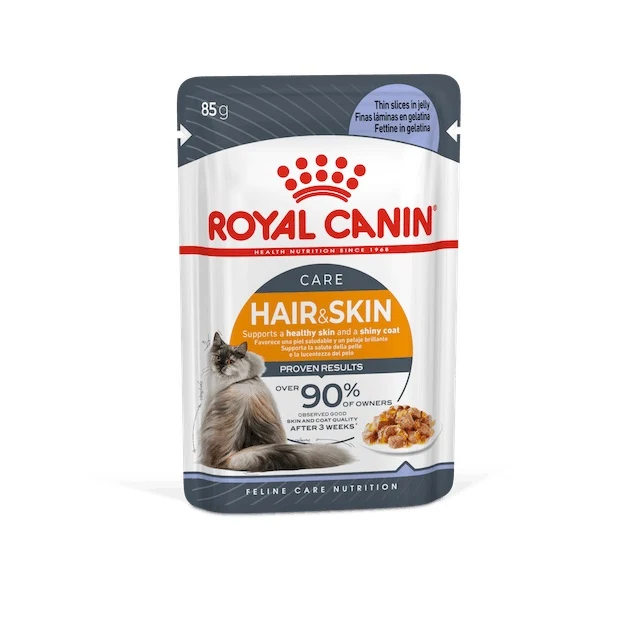 Royal Canin Gatto Hair & Skin Busta in Jelly 85 g