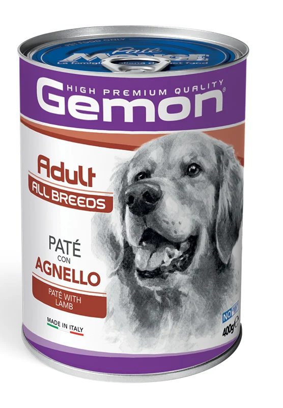 Gemon Cane Patè Adulto All Breeds Agnello Lattina 400 g