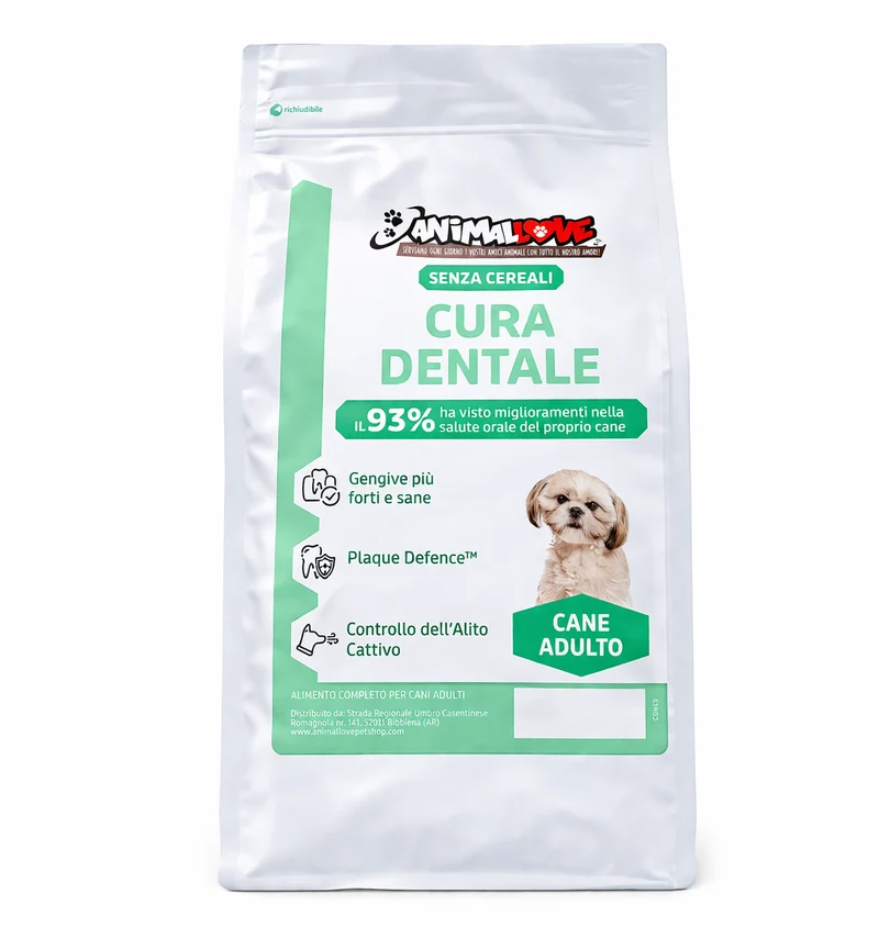 Animalove Crocchette Veterinarie Cura Dentale Cani Adulti - 1,5 kg
