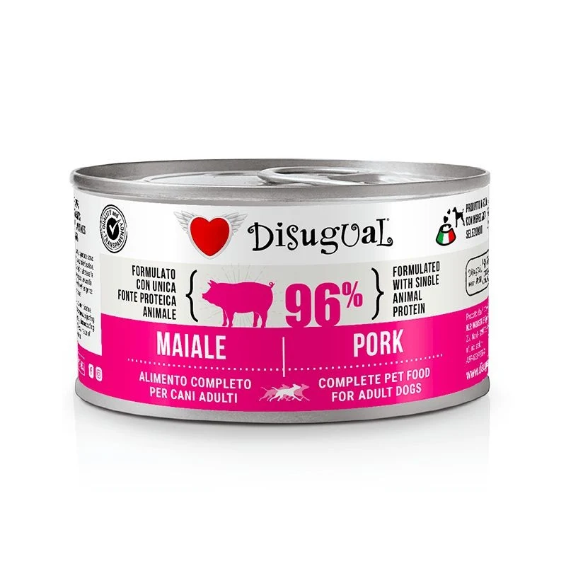 Disugual Cane Adulto Monoproteico Maiale Lattina 150 g