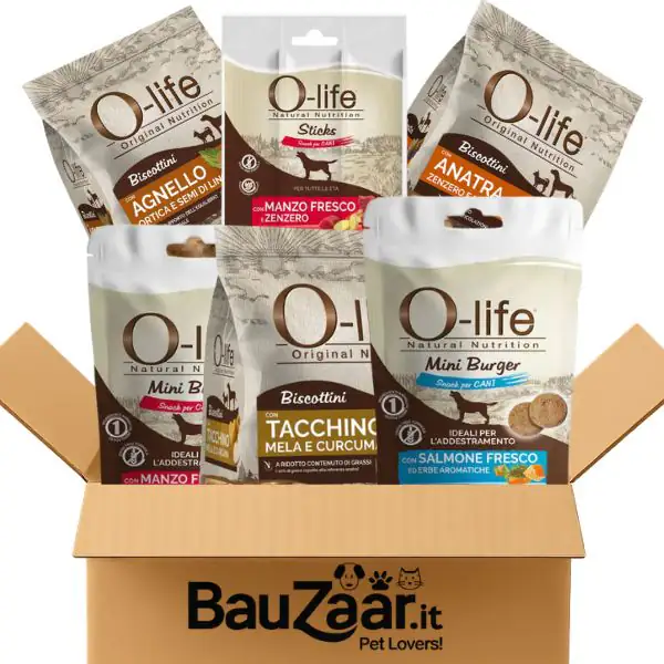 Bundle convenienza: O-life snack per cani Grain Free Taste Mix scorta