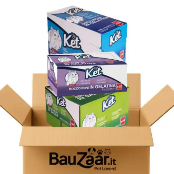 Bundle convenienza: Ket umido per gatti 148x100 gr multigusto