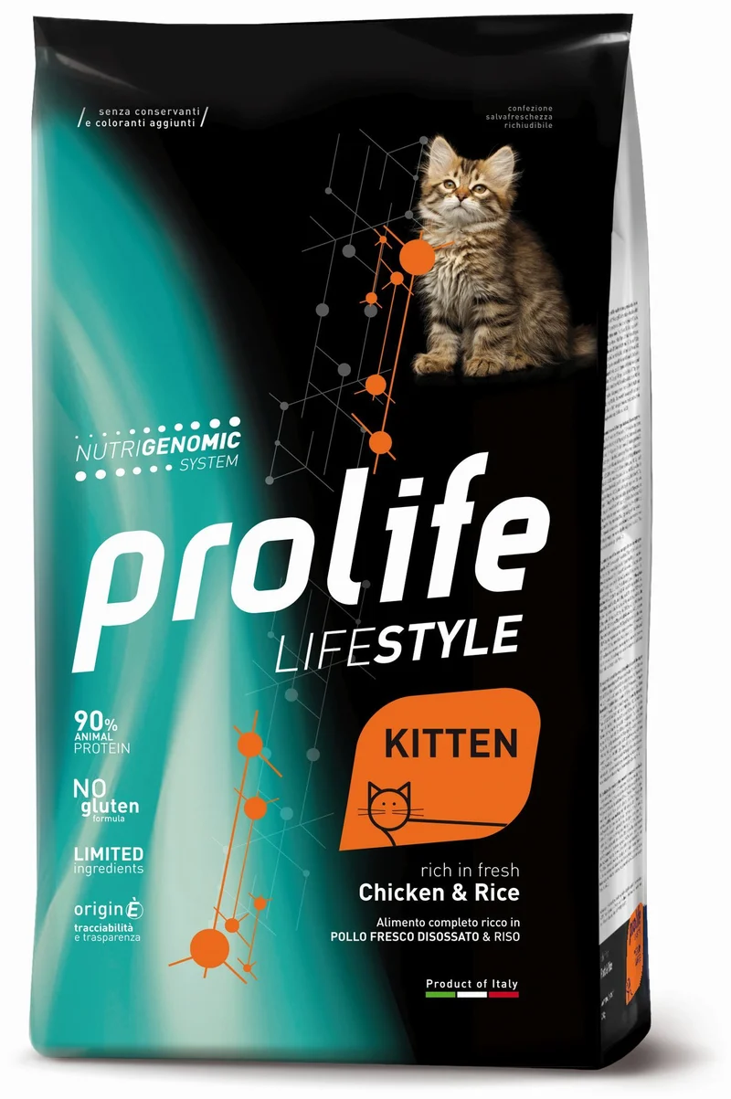 Prolife Gatto Lifestyle Kitten Pollo & Riso 400 g