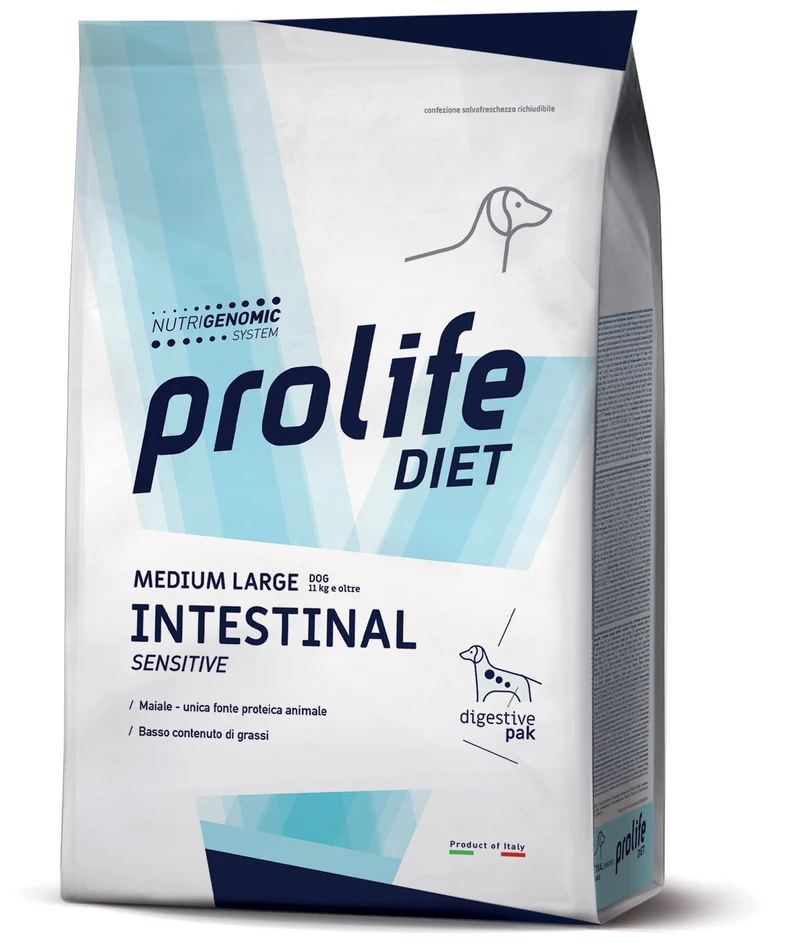 PROLIFE CANE DIET INTESTINAL SENSITIVE MEDIUM&LARGE 8 KG