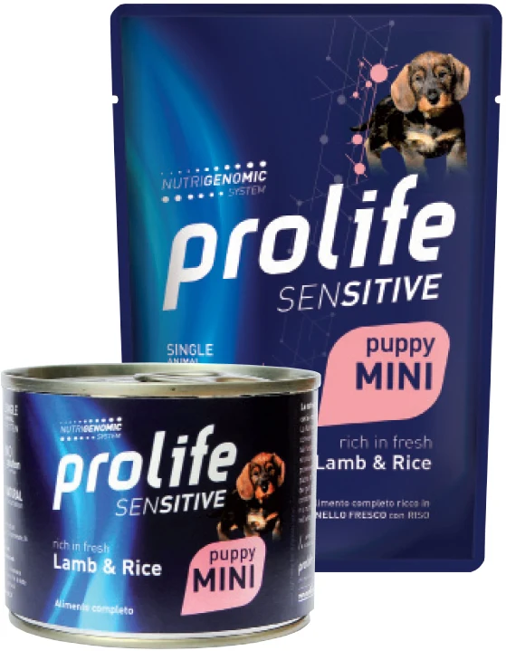 Prolife Cane Sensitive Puppy Mini Agnello & Riso Busta 100 g