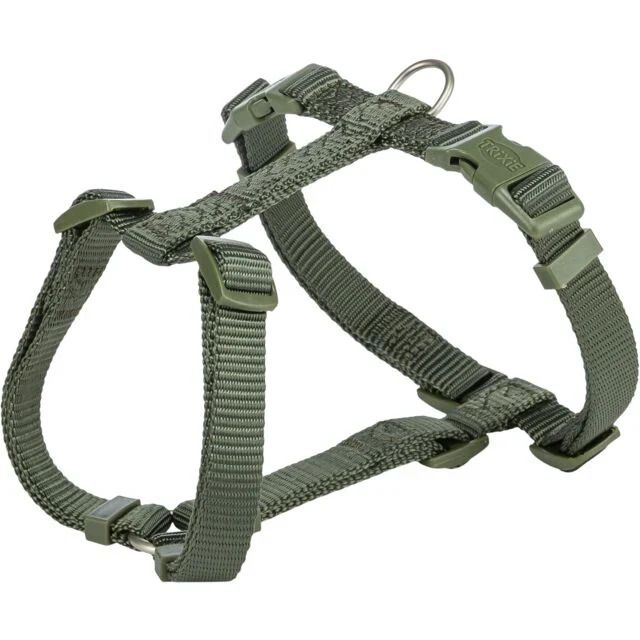 Pettorina ad H per Cani Piccoli Trixie Premium - 30-44 cm Verde