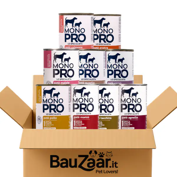 Bundle convenienza: Monopro lo specialista Patè 18x400 gr multigusto