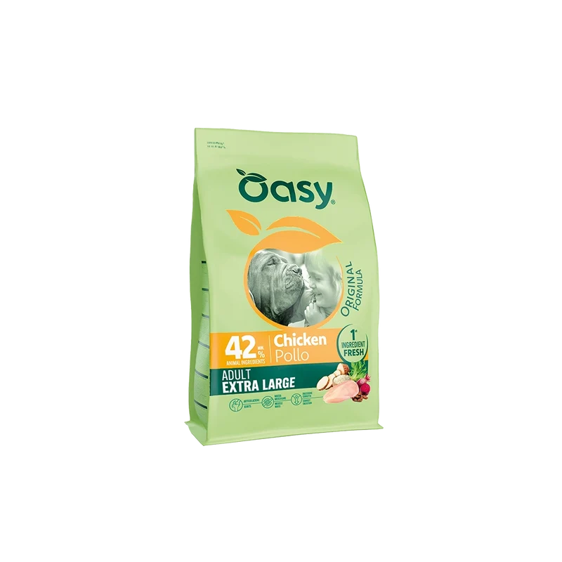 Oasy Adult Extra Large Pollo - Crocchette Cani Taglia Gigante - 10 kg