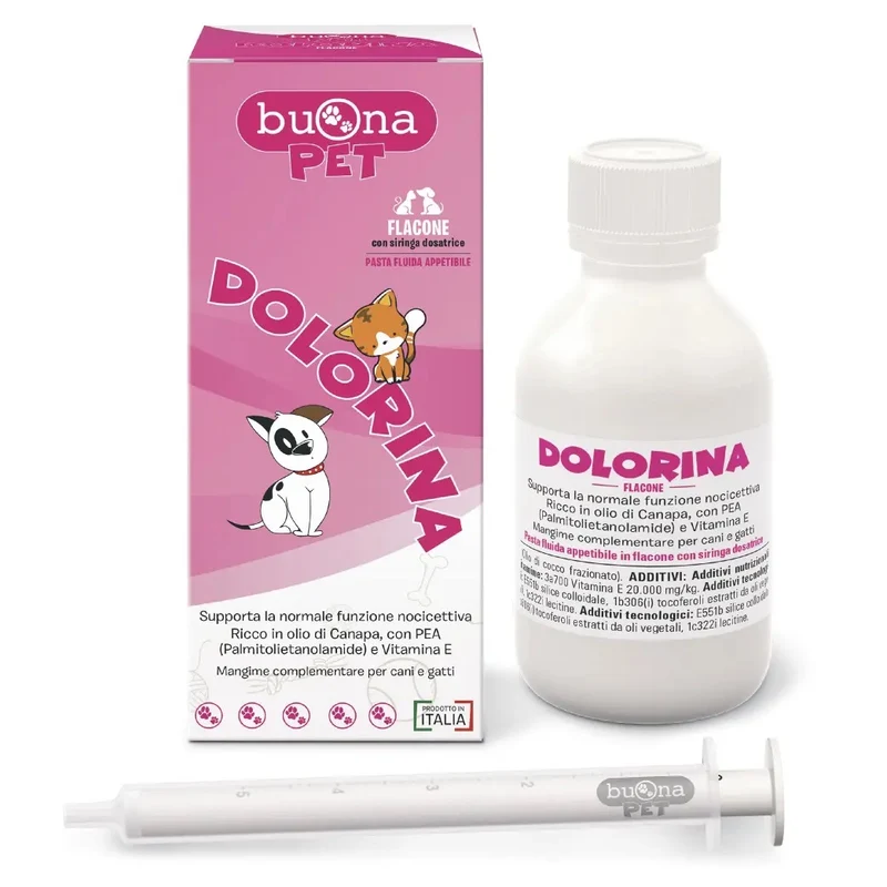DOLORINA PASTA FLUIDA cane e gatto FLACONE 90 GR