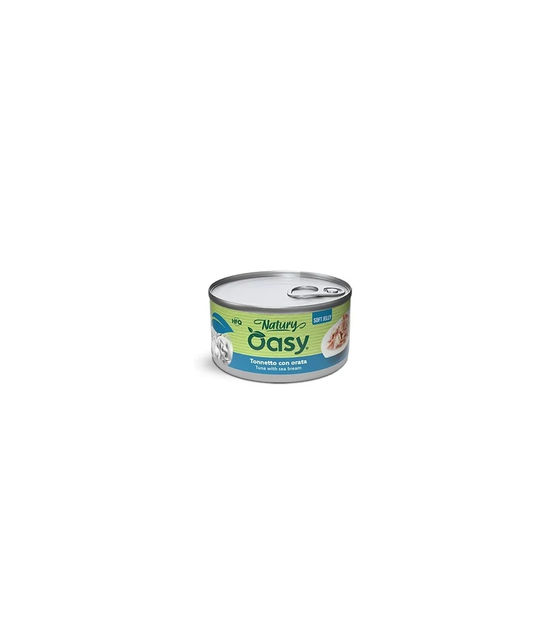 Oasy Soft Jelly Gatto - Tonnetto con Orata in Gelatina - 150 g