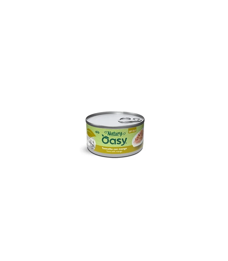 Oasy Soft Jelly Gatto - Tonnetto con Mango in Gelatina - 85 g