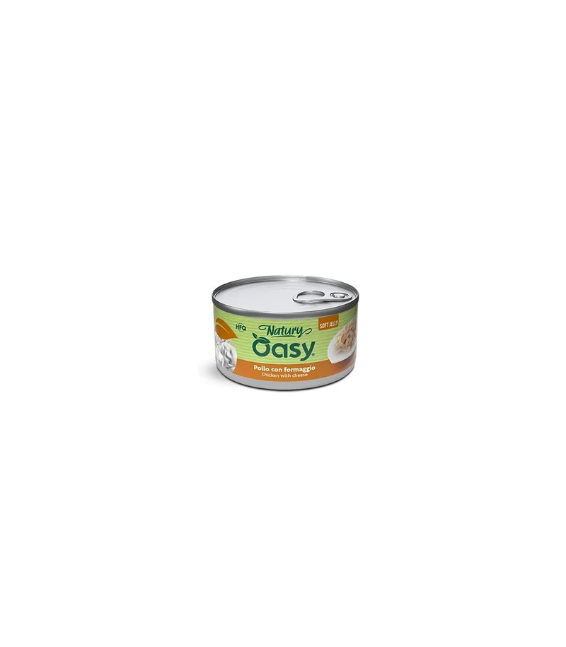 Oasy Soft Jelly Gatto - Pollo con Formaggio in Gelatina - 150 g