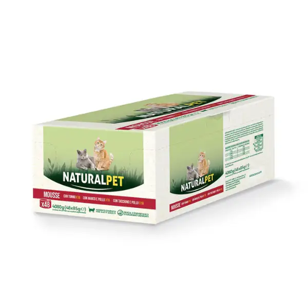 NaturalPet Cat Adult Mousse multipack 48x85 gr