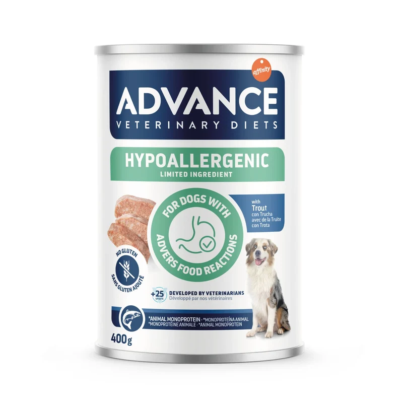 Advance Veterinary Diet Hypoallergenic Trota - Umido Cani - 400 g