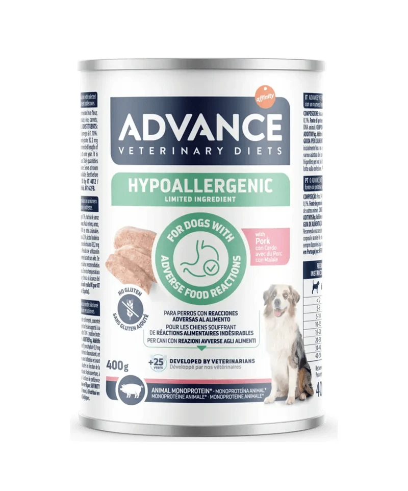 Advance Veterinary Diet Hypoallergenic Maiale - Umido Cani - 400 g
