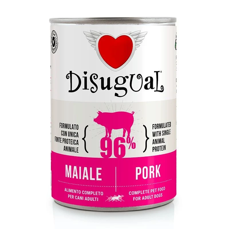 Disugual Cane Adulto Monoproteico Maiale Lattina 400 g