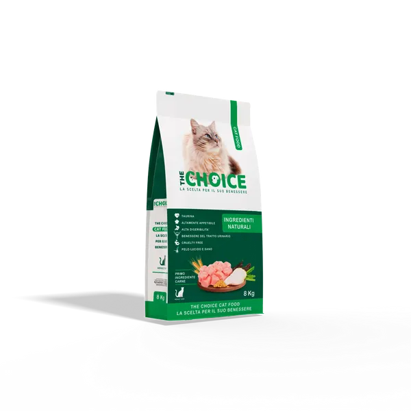 The Choice Sterilizzato Pollo - Crocchette per Gatti Sterilizzati - 8 kg