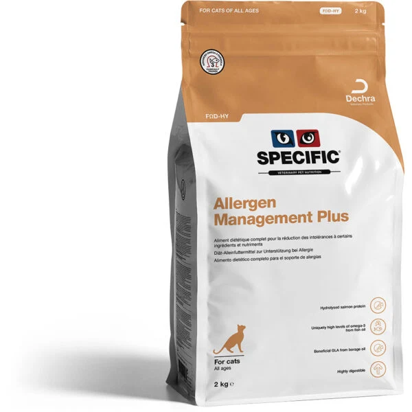 SPECIFIC GATTO ALLERGEN MANAGEMENT PLUS (FOD-HY) 2 KG